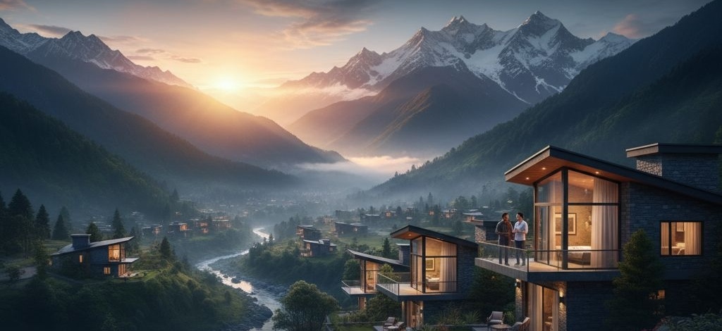 The Moksha luxury sanctuary villas in Katra